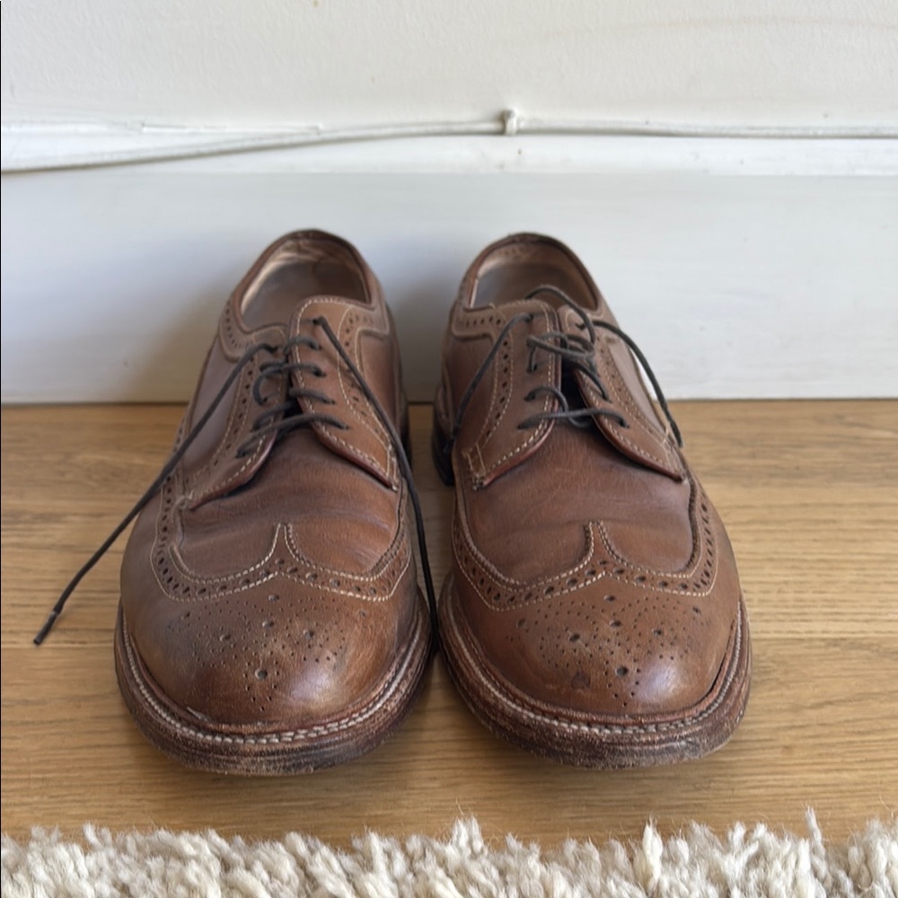 Alden x Leffot 97870 Natural Chromexcel Long Wing Blucher Size Men US 12